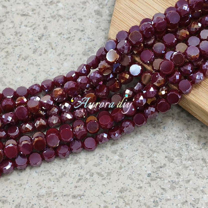 ✨【NEW】Prism Disc | AB Faceted Disc Glass Beads for DIY Jewelry Making