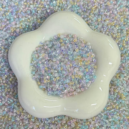 ✨【NEW】Color-changing color-lined Donut |3mm Glass Beads for DIY Jewelry Making