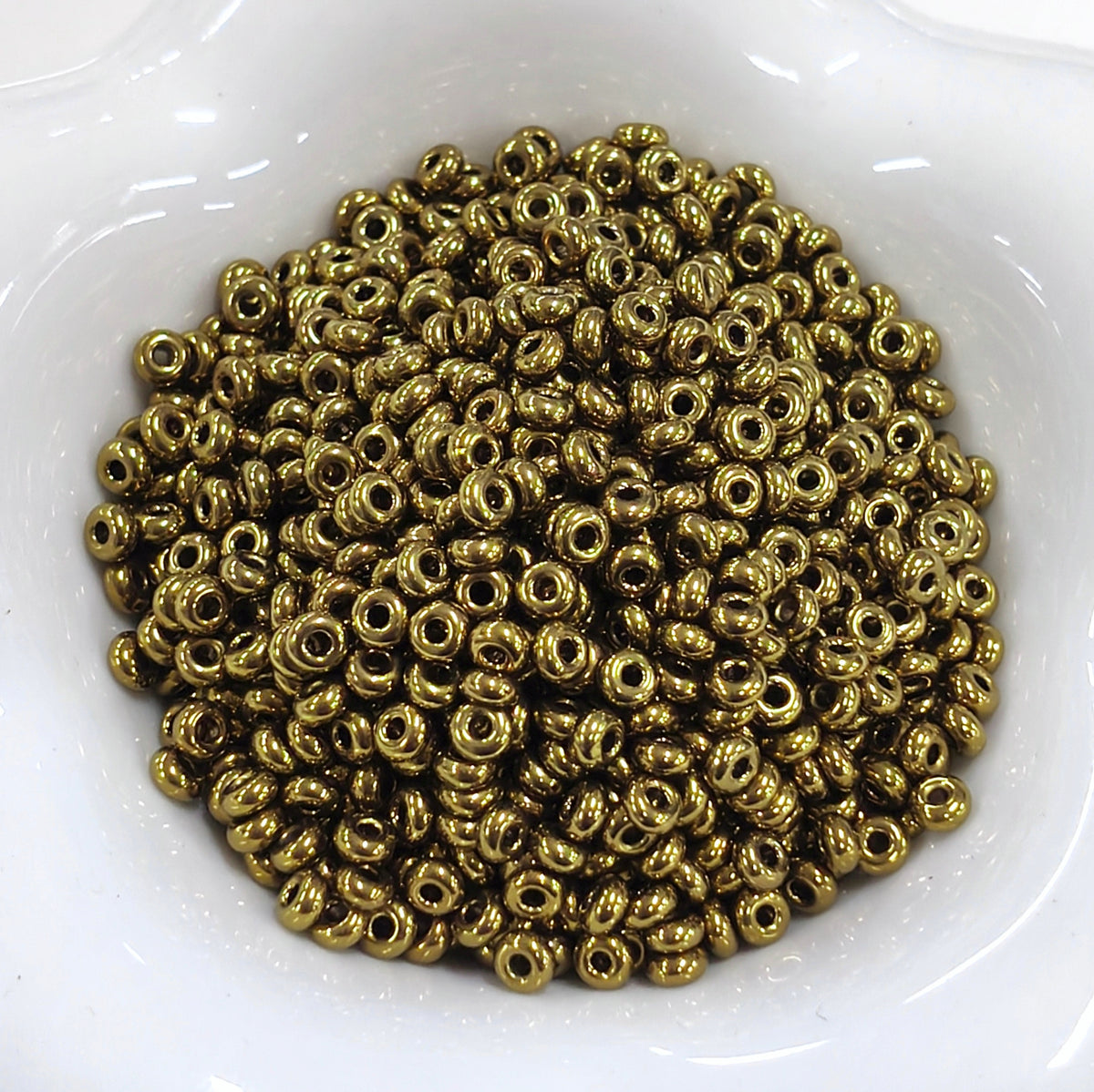 ✨【NEW】Metallic Donut | 3mm Mixed Metallic Glass Beads For Jewelry Making
