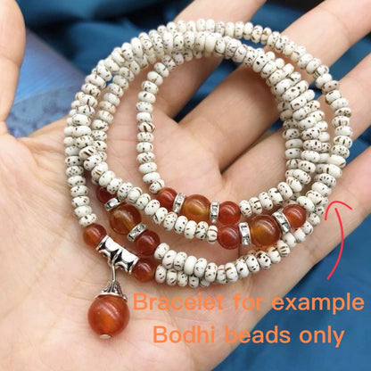 A-Moon and Star Bodhi seed beads