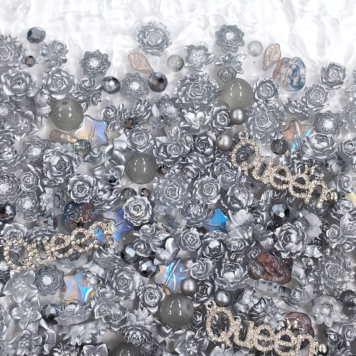 ✨【NEW|B1G1】Soft Flower-Silver Velvet Flora