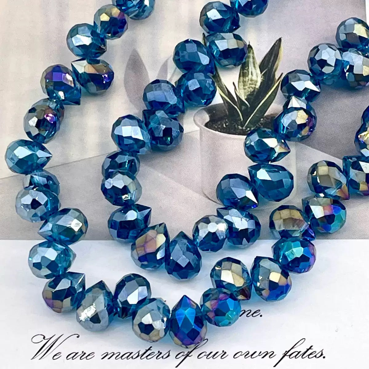 Fceted glass crystal strawberry Sparkle Collection