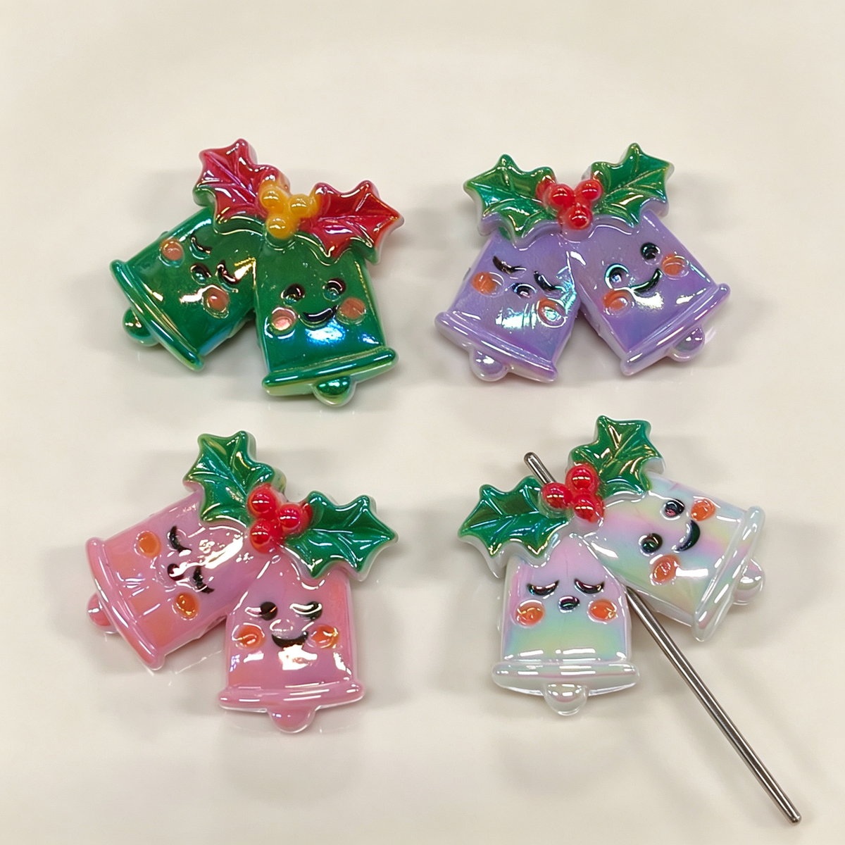 ✨【NEW】Xmas Bell Charms | Christmas Acrylic Beads DIY Accessories
