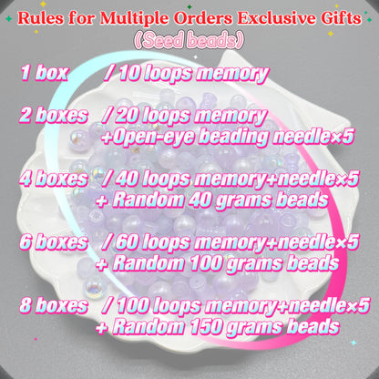 (A to I) -seed beads mix