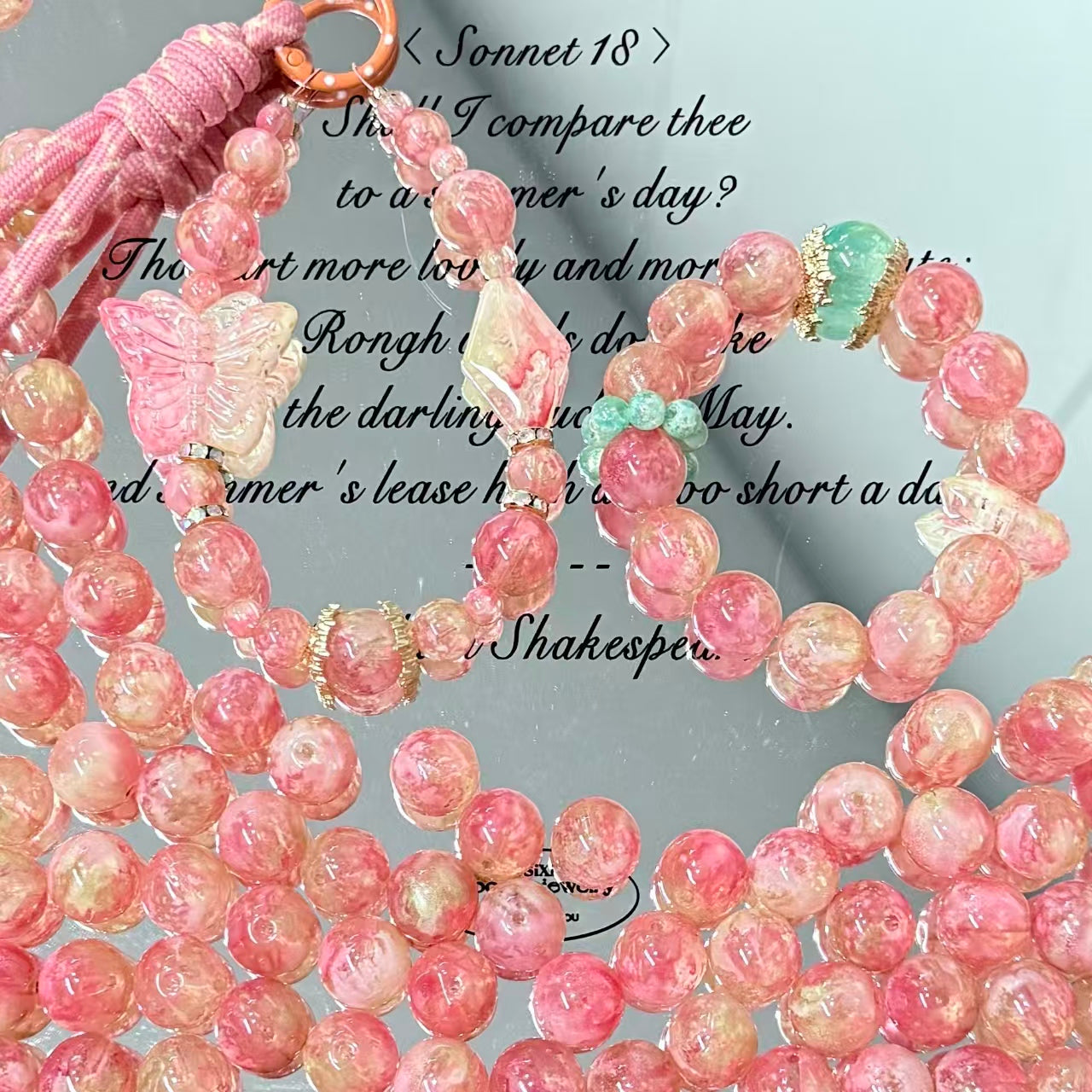 ✨【NEW】Pastel Fairy Butterfly｜mixed‑color, butterfly‑shaped, loose glass pieces for DIY bracelet necklace jewelry making