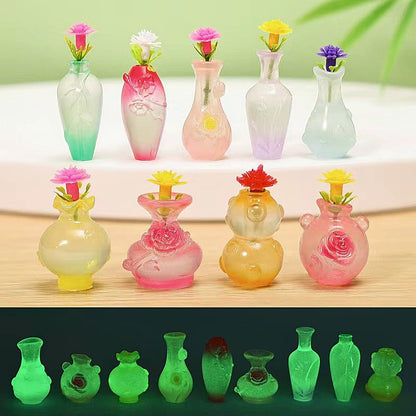 ✨【NEW】Luminous Vase Resin Charm, DIY Handmade Decoration Accessory