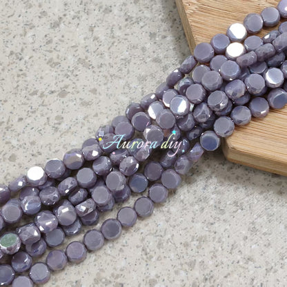 ✨【NEW】Prism Disc | AB Faceted Disc Glass Beads for DIY Jewelry Making