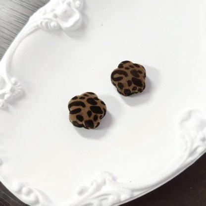 ✨【NEW】Wild Velvet｜Leopard‑Print Flocked Beads For DIY Jewelry Making