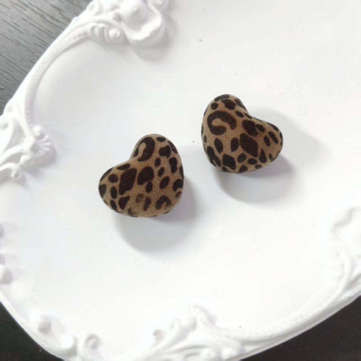 ✨【NEW】Wild Velvet｜Leopard‑Print Flocked Beads For DIY Jewelry Making