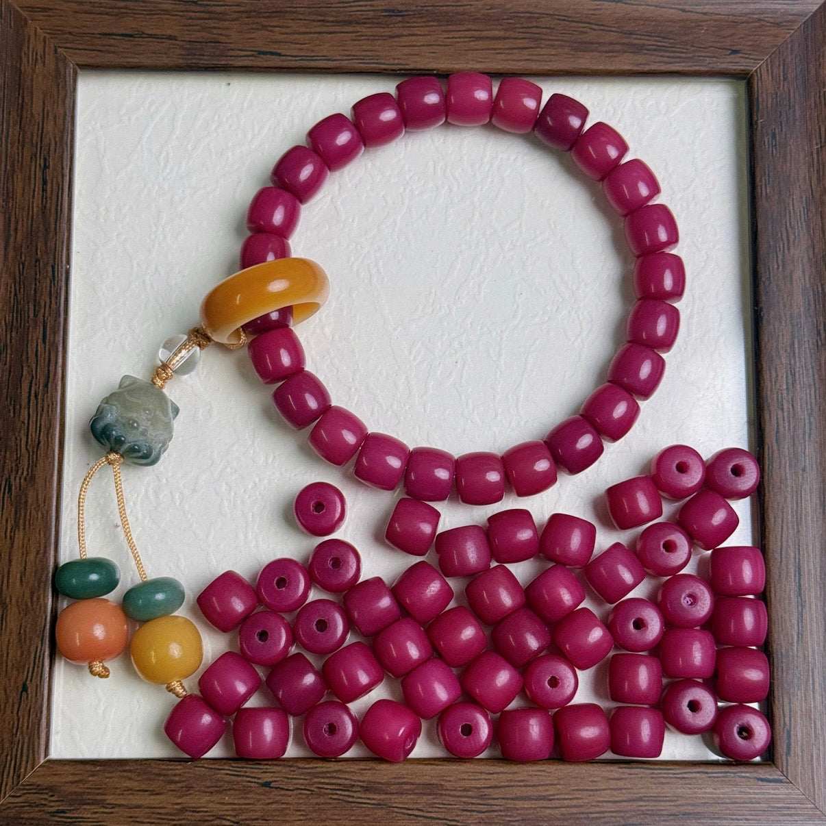 A-Bodhi Natural beads(barrel shape)