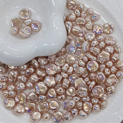 ✨【NEW】Aurora Baroque Pearl | UV Iridescent Baroque Resin Pearl Beads, DIY Jewelry Making Supplies