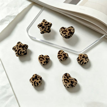 ✨【NEW】Wild Velvet｜Leopard‑Print Flocked Beads For DIY Jewelry Making