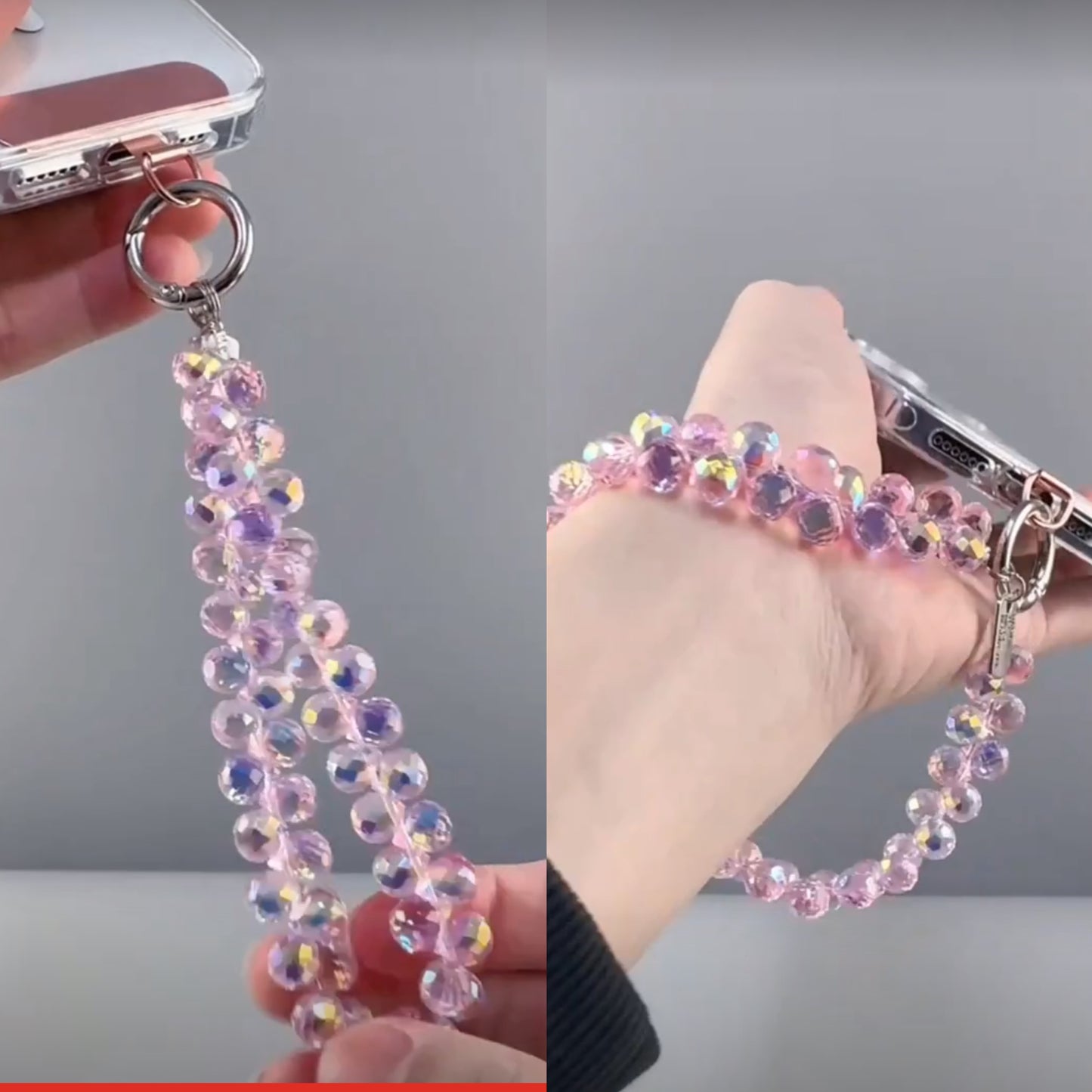 Fceted glass crystal strawberry Sparkle Collection