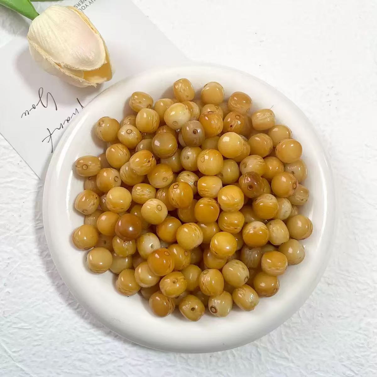 A-new Carved Bodhi beads