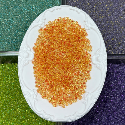 ✨【NEW】3×4.5mm Aurora Peanut | Transparent Glass Beads For DIY Bracelet Necklace Earring Crafts