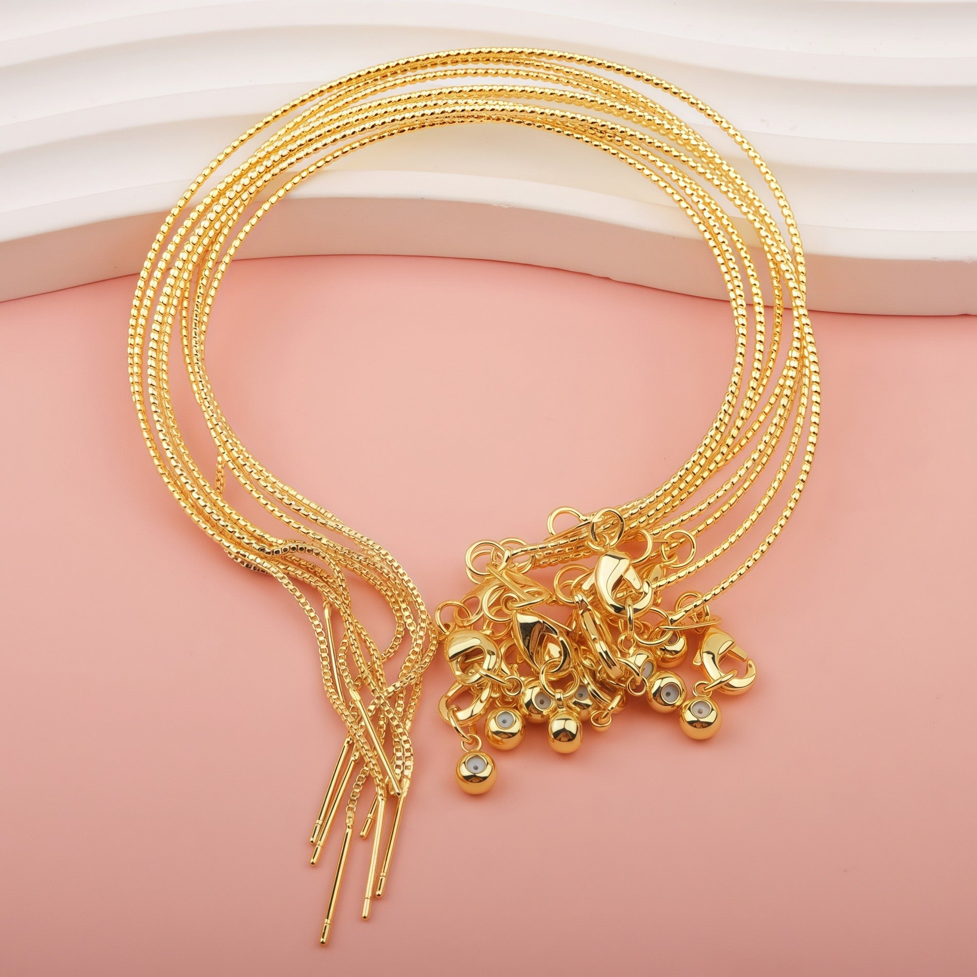 Universal Carved Chain Bracelet