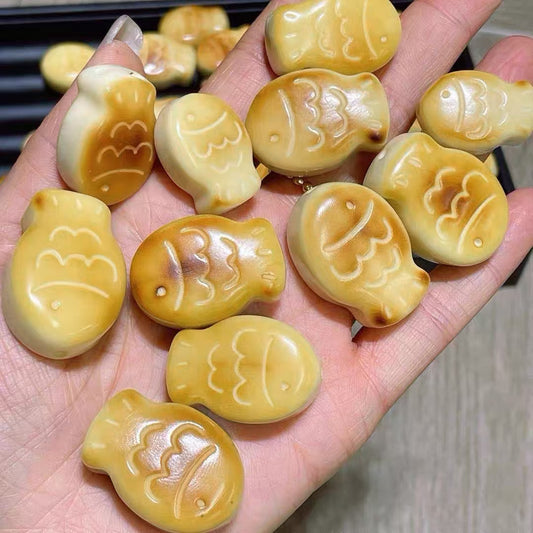 ✨【NEW】Tagua Nut Assorted Hand Carved Charms, Natural Vegetable Seed Beads for DIY Jewelry Making