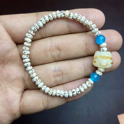 A-Moon and Star Bodhi seed beads
