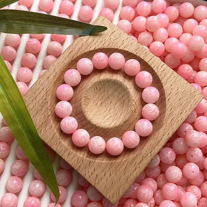 A-engraved 6 words Bodhi beads