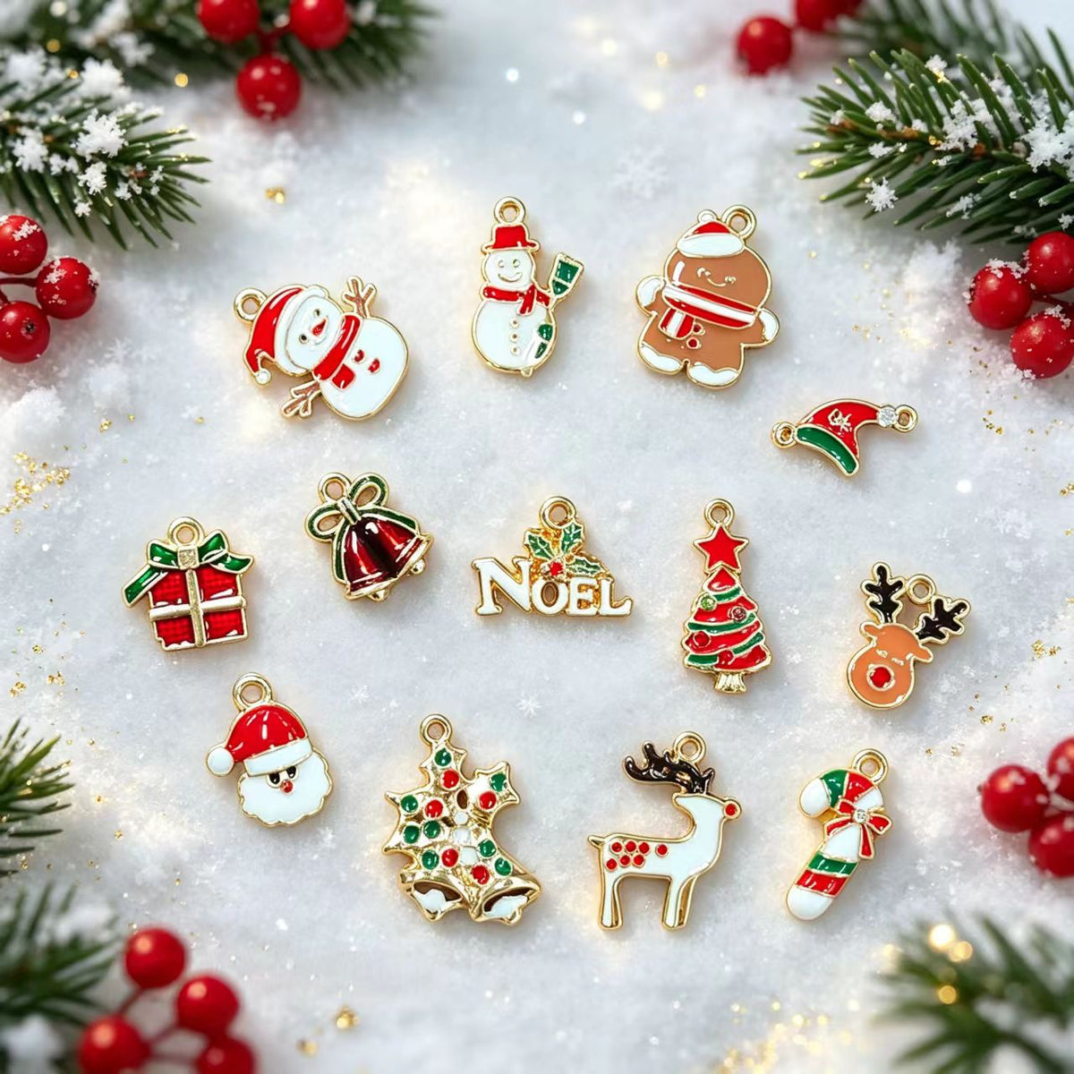 ✨【NEW】Christmas Alloy Charms III | Holiday Mixed Pendants For DIY Jewelry Making