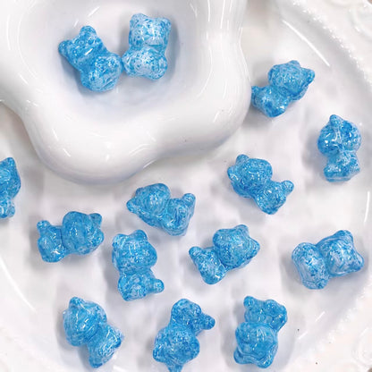 ✨【NEW】Oil Specked Bear | Glass Beads for DIY Jewelry Making