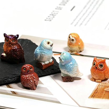 ✨【NEW】Iridescent Owl | Electroplated Resin Owl Beads for DIY Jewelry Making
