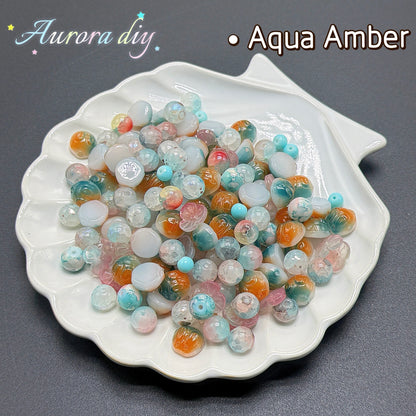 (J to T)Bigger size glass beads mix