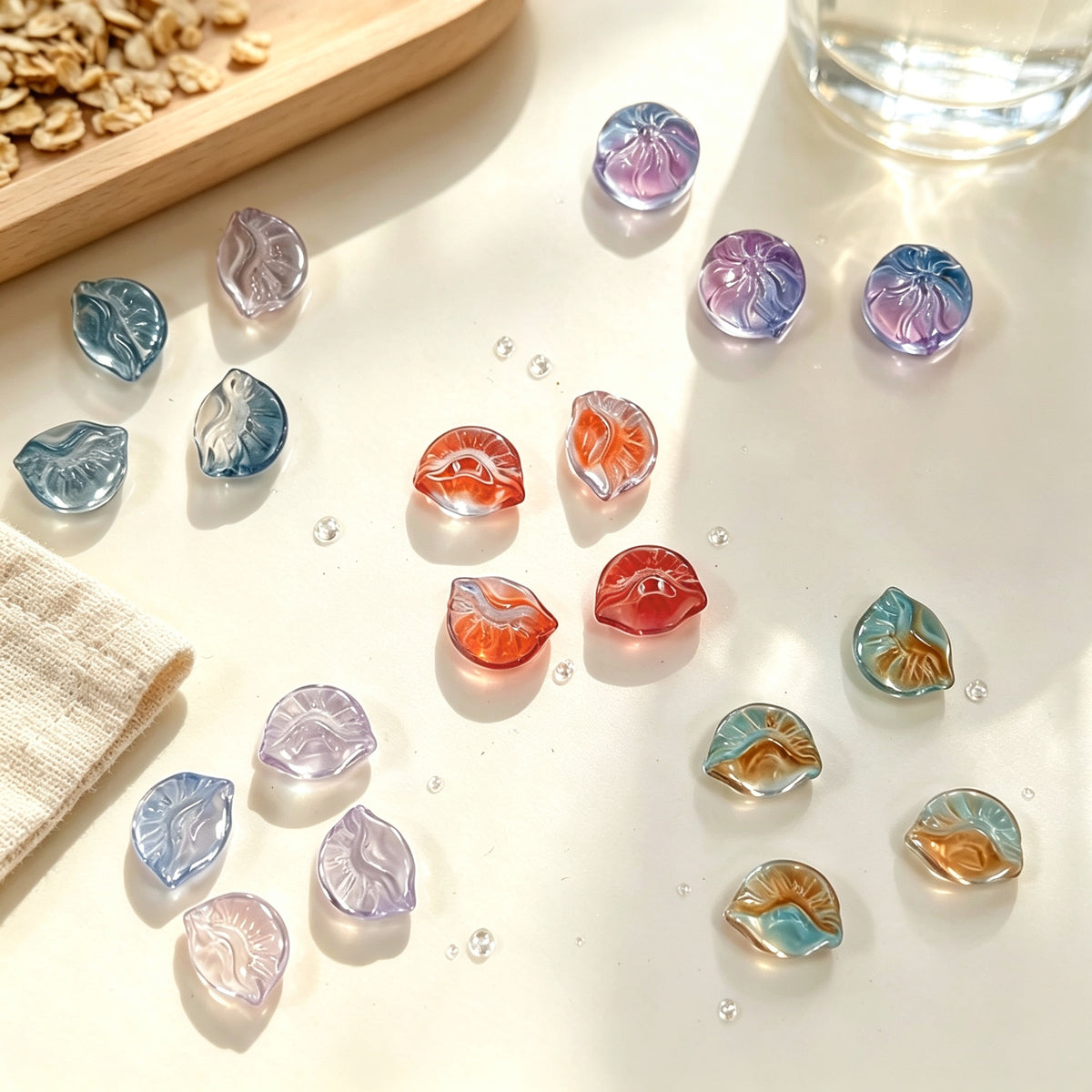 ✨【NEW】Breakfast | Dumpling & Bun Glass Beads For DIY Jewelry