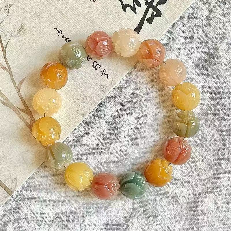 A-new Carved Bodhi beads