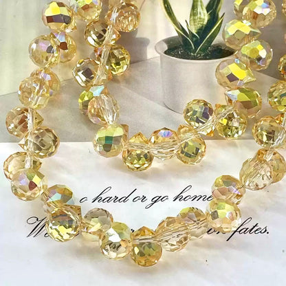 Fceted glass crystal strawberry Sparkle Collection