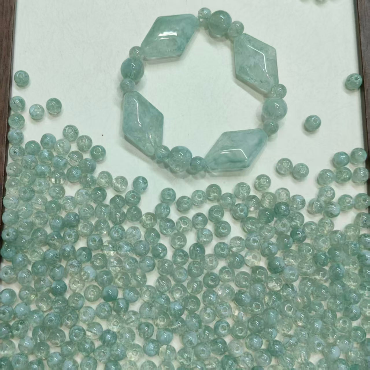 ✨【NEW】6mm Aurora Marble Orb｜Glass Beads for DIY Jewelry Making