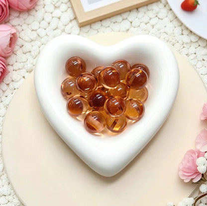 ✨【NEW】14mm Transparent Top‑hole Resin Round Beads For Jewelry Bracelet Necklace Earring DIY Making