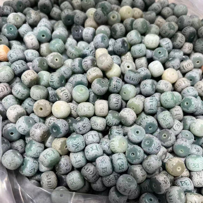 B-Engraved 6 words Bodhi beads