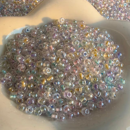 ✨【NEW】Color-changing color-lined Donut |3mm Glass Beads for DIY Jewelry Making
