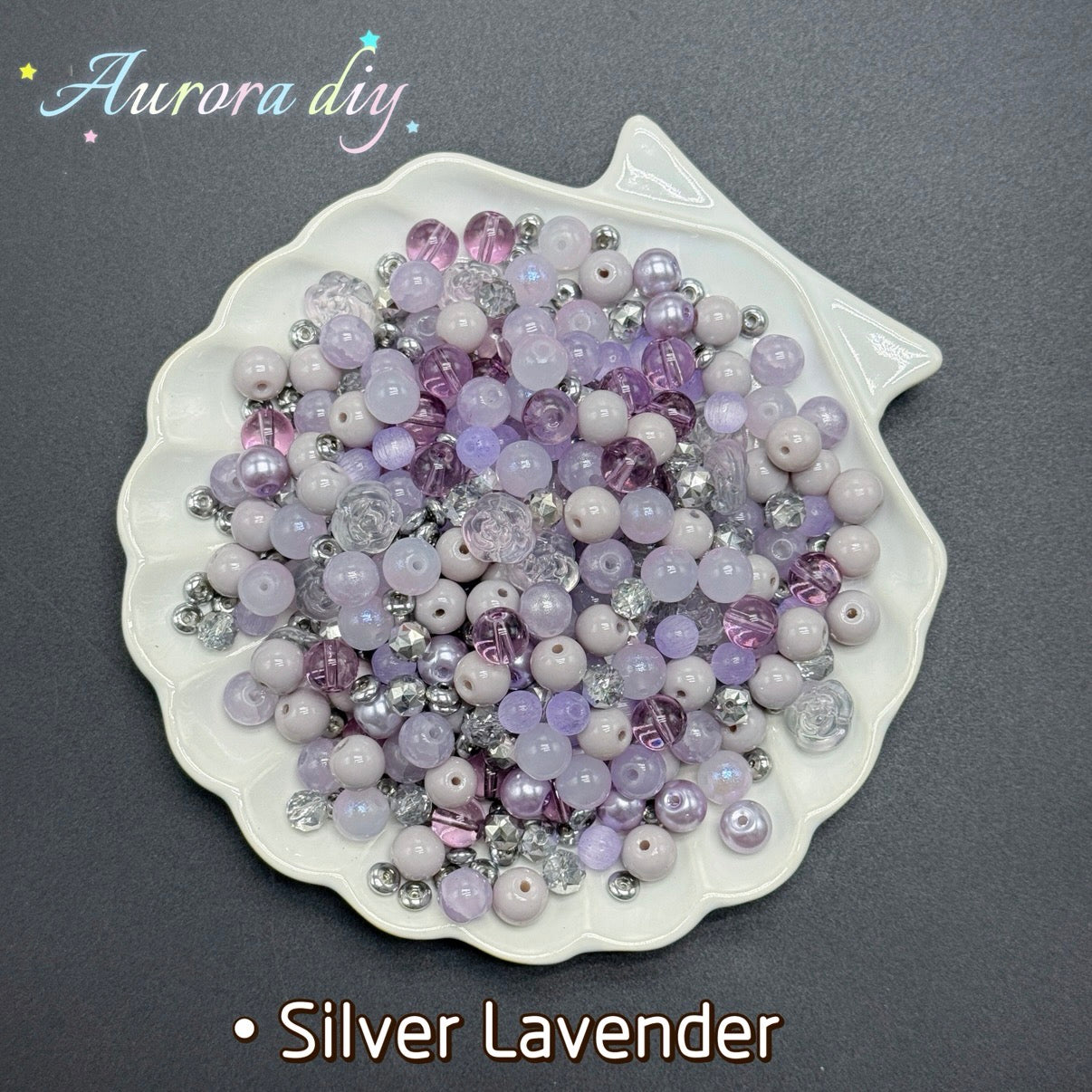 (J to T)Bigger size glass beads mix