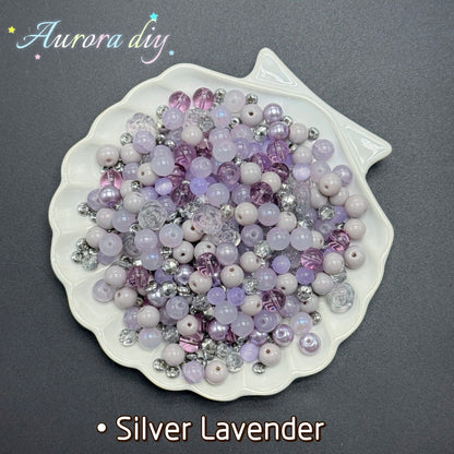 (J to T)Bigger size glass beads mix