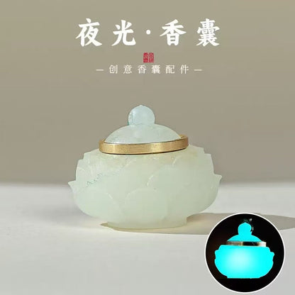Luminous resin censer pendant