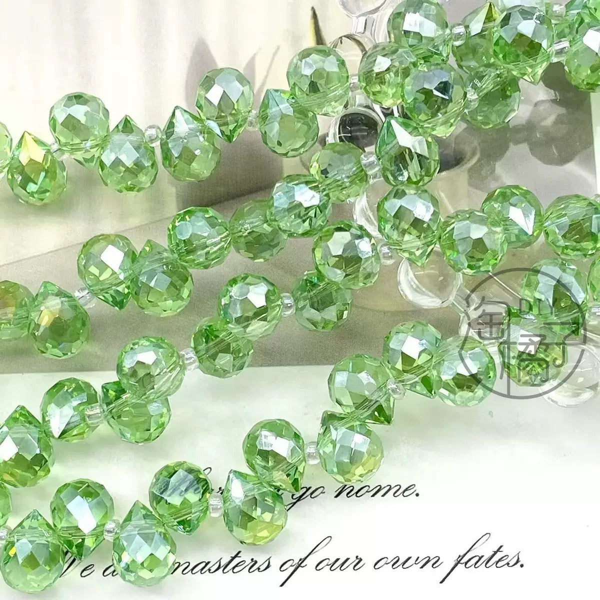 Fceted glass crystal strawberry Sparkle Collection