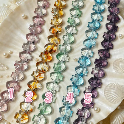 ✨【NEW】Fish Tide | Brush‑Streaked Fish Glass Beads For DIY Bracelet