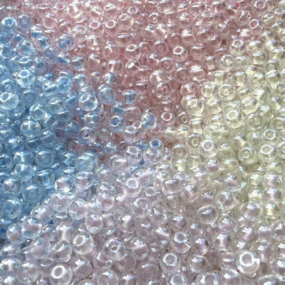 ✨【NEW】Color-changing color-lined Donut |3mm Glass Beads for DIY Jewelry Making