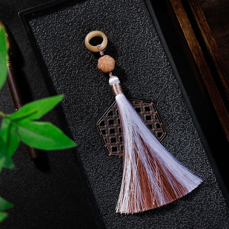 Bodhi ring with tassels