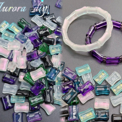 (J to T)Bigger size glass beads mix