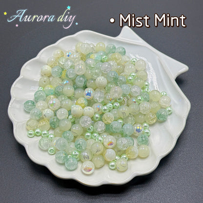 (J to T)Bigger size glass beads mix