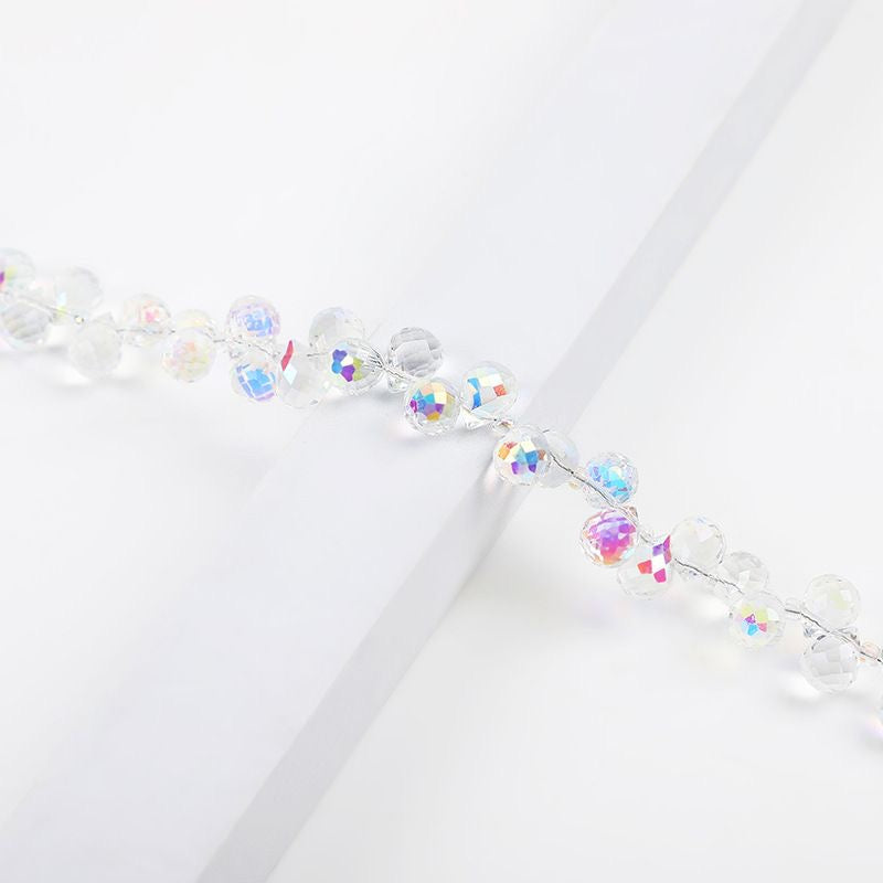 Fceted glass crystal strawberry Sparkle Collection