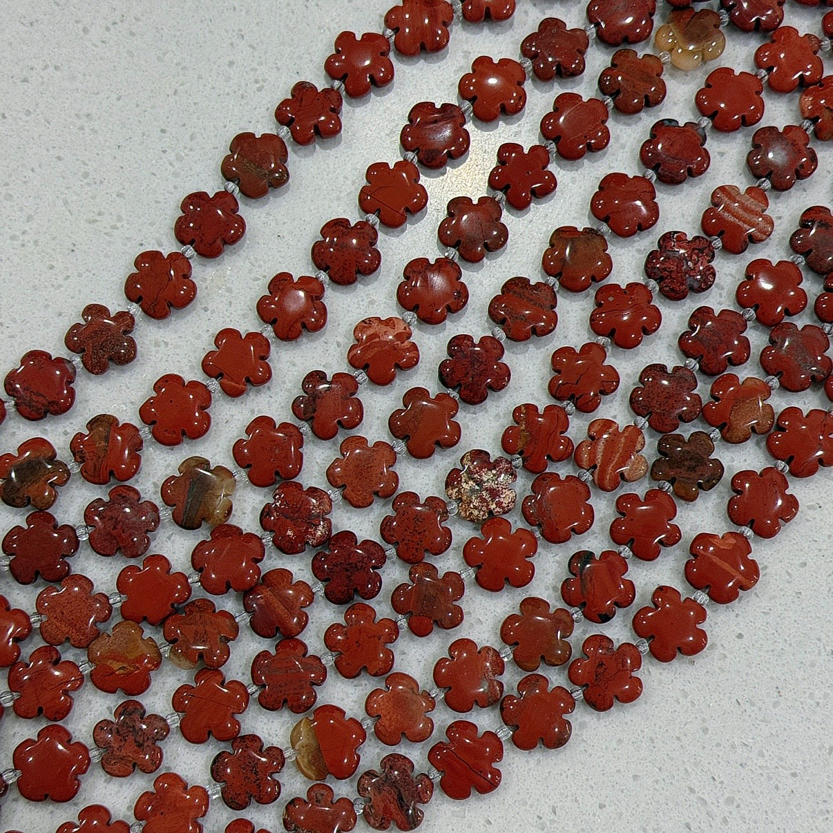 Flower&heart Crystal beads