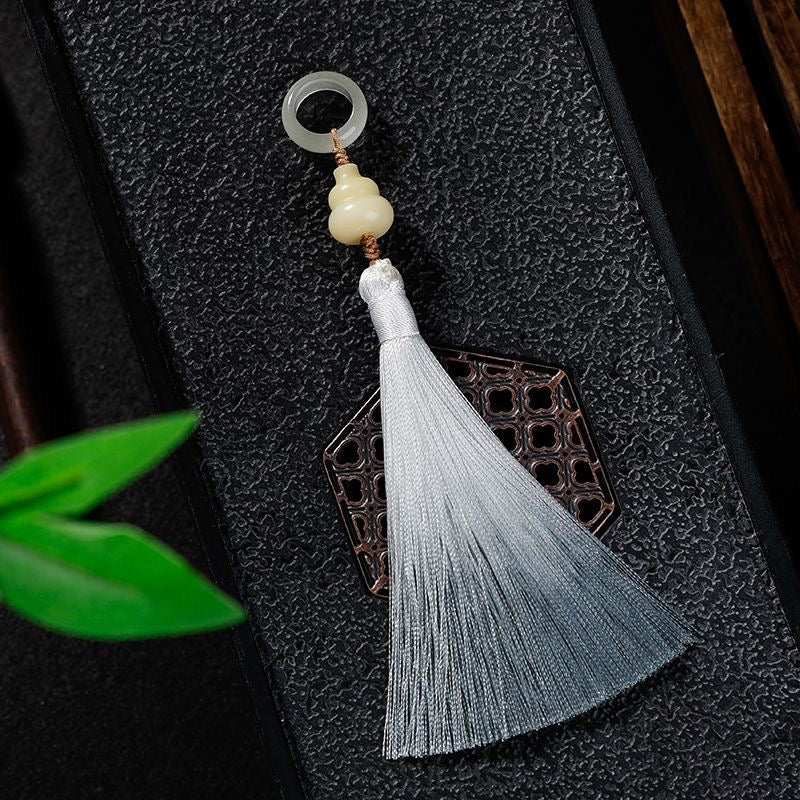 Bodhi ring with tassels