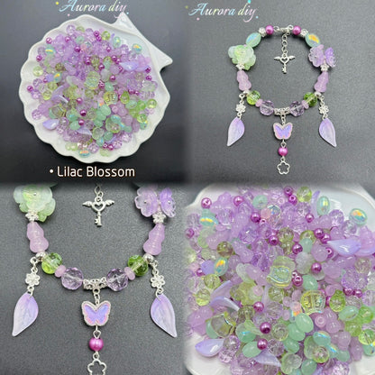 (J to T)Bigger size glass beads mix