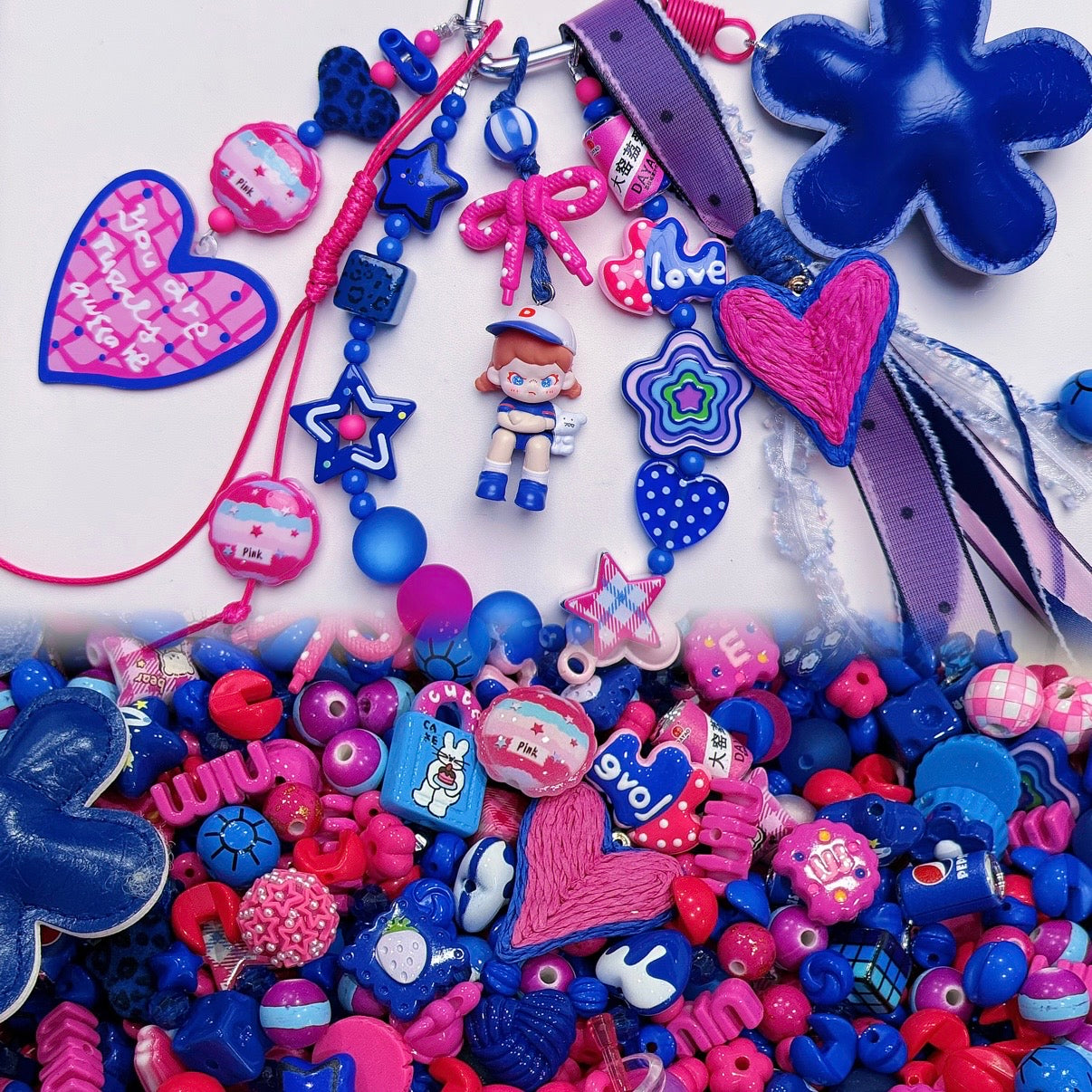 A-New mix Acrylic DIY beads