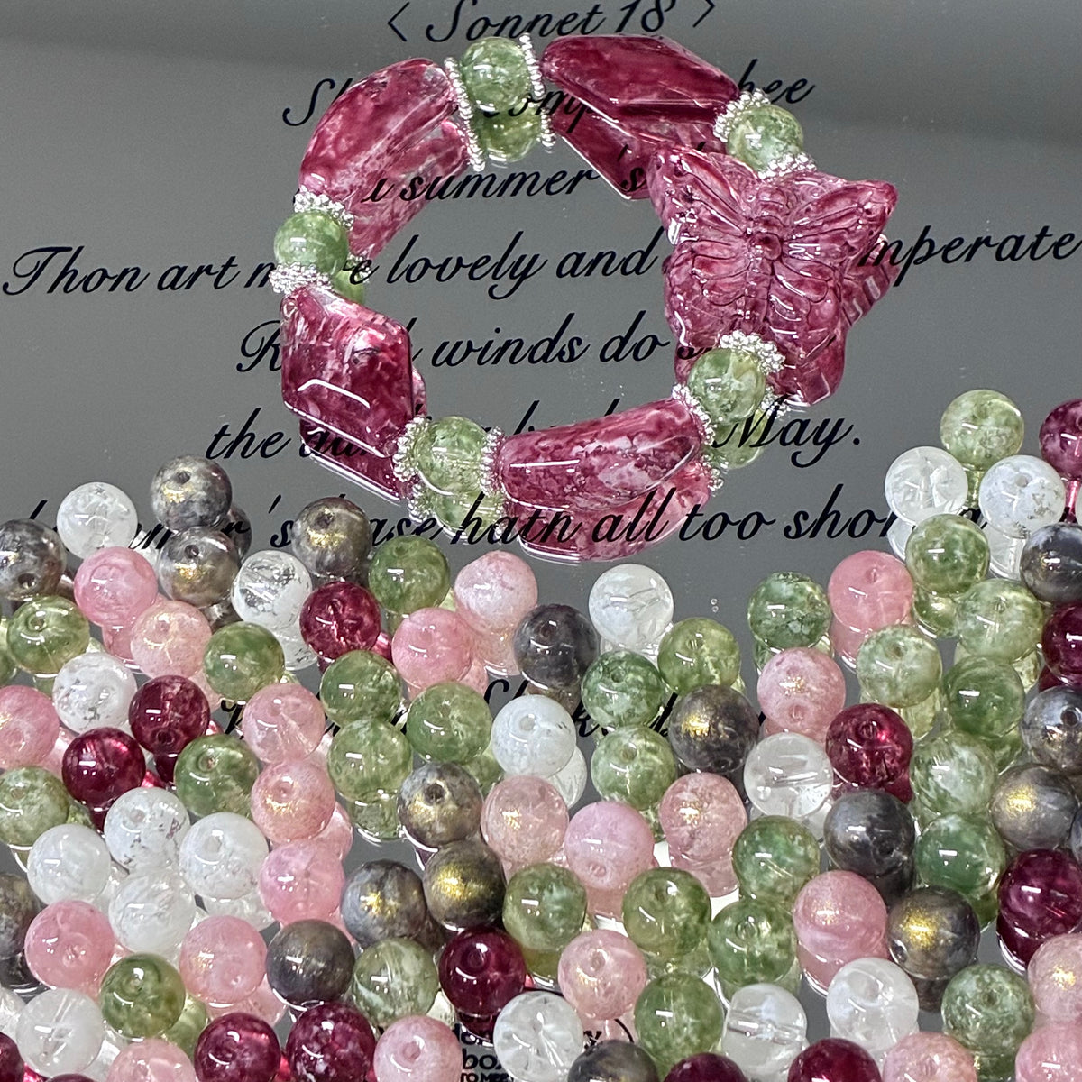 ✨【NEW】10mm Aurora Marble Orb｜Glass Beads for DIY Jewelry Making