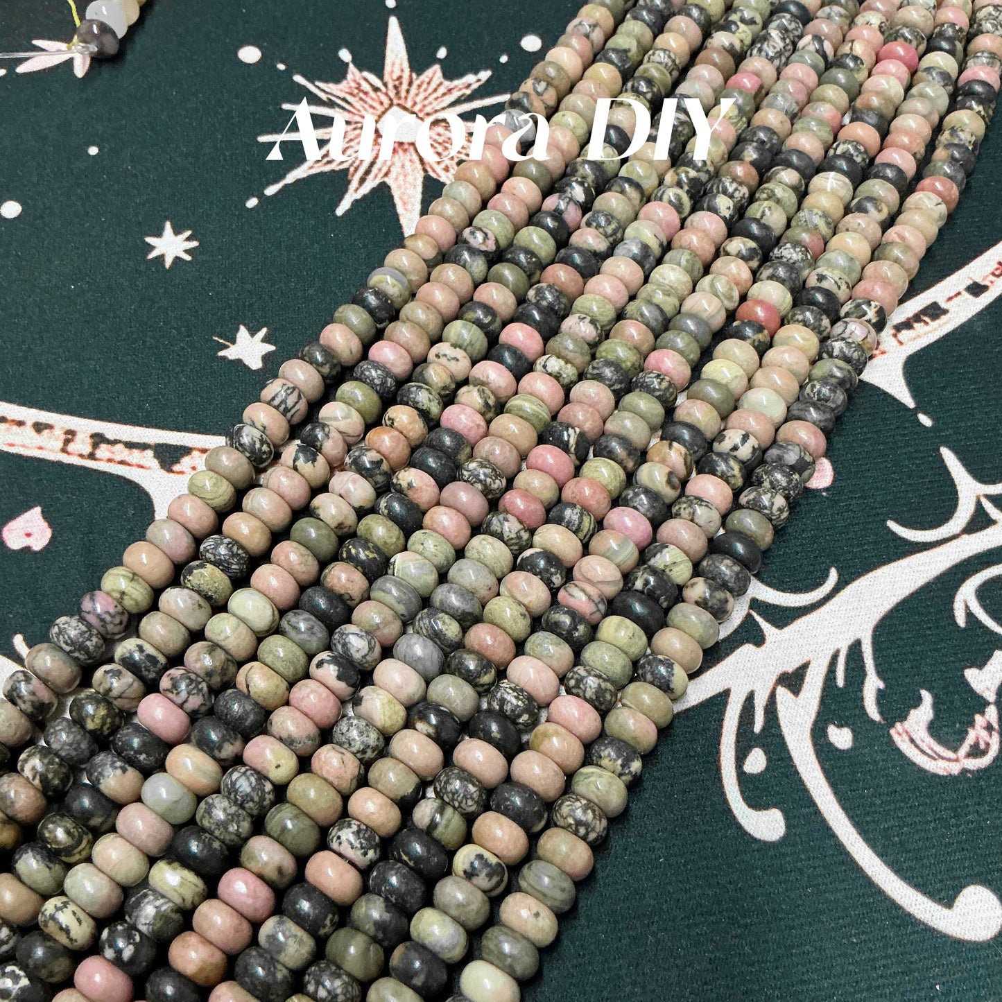 [NEW]5x8mm Natural Crystal Abacus Rondelle Loose Beads DIY Jewelry Making Spacer Beads